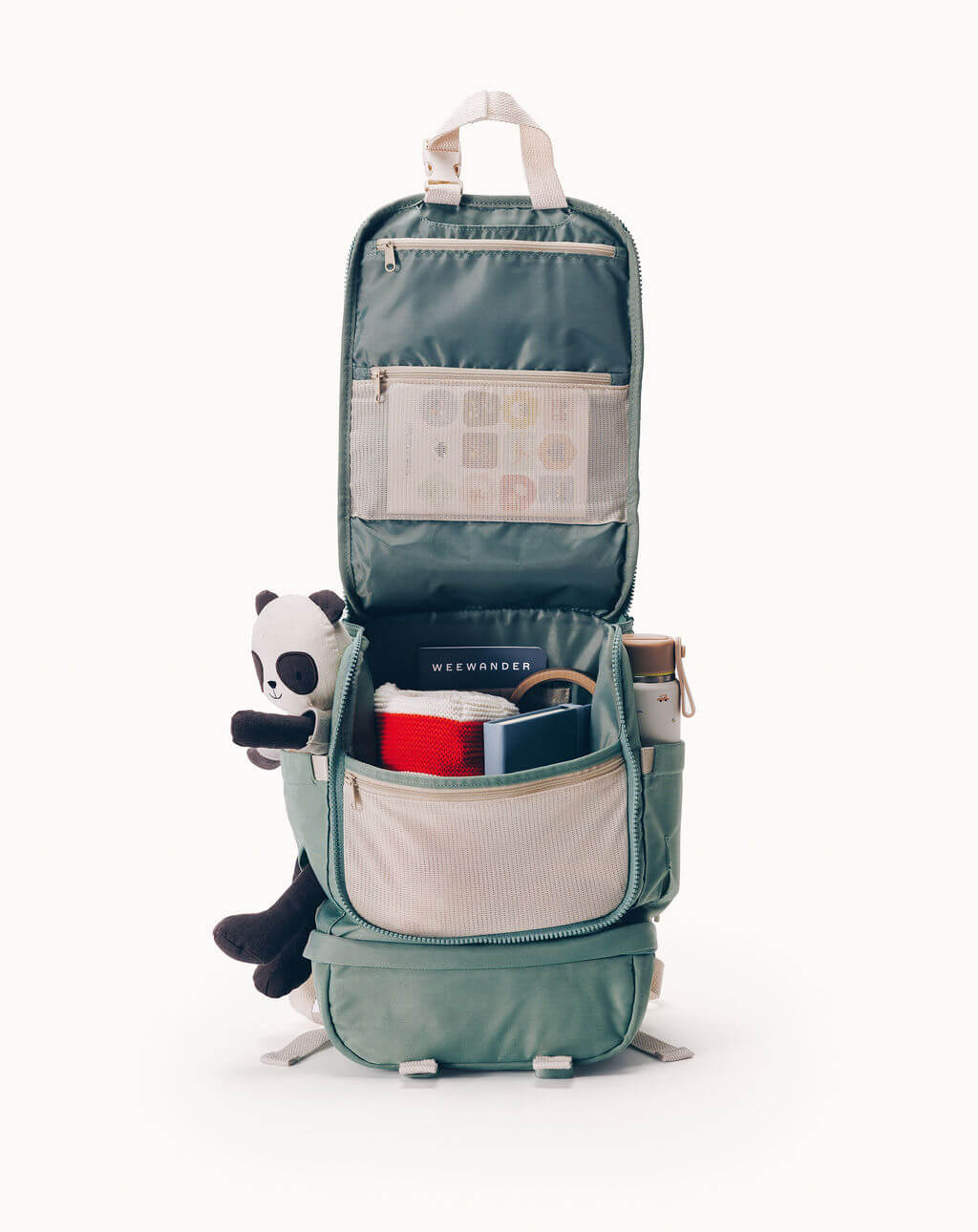Kids Travel-Ready Green Backpack | WeeWander